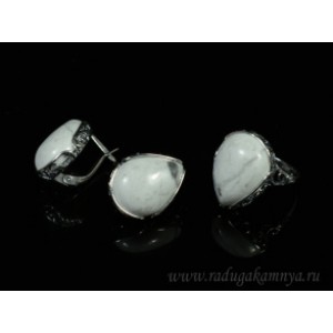 Кольцо и серьги с кахолонгом