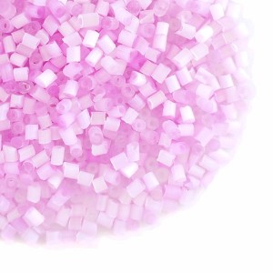 Сатиновая Рубка Китай, цвет Бледно-фиолетовый, размер 11 (2 мм) 30 грамм/упаковка