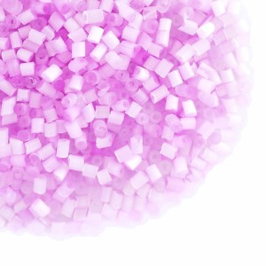 Сатиновая Рубка Китай, цвет Лавандовый, размер 11 (2 мм) 30 грамм/упаковка