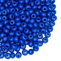 Бисер Чехия непрозрачный синие тона, 08 размер, цвет 33220, 10 грамм