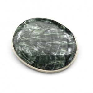 Брошь серафинит " Овал " 39*32мм.