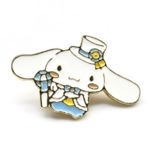 Брошь значок "Зайчик" с эмалью 36*23мм (иск.)