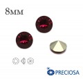 Шатоны без оправы PRECIOSA MAXIMA ss39 (8мм) Ruby 1 штука, Чехия