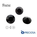 Шатоны без оправы PRECIOSA MAXIMA ss39 (8мм) Jet (чёрный) 1 штука, Чехия