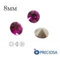 Шатоны без оправы PRECIOSA MAXIMA ss39 (8мм) Fuchsia 1 штука, Чехия