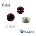 Шатоны без оправы PRECIOSA MAXIMA ss39 (8мм) Burgundy 1 штука, Чехия
