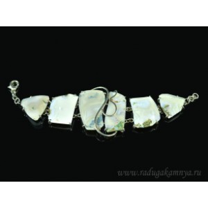 Браслет из агата, 17см.