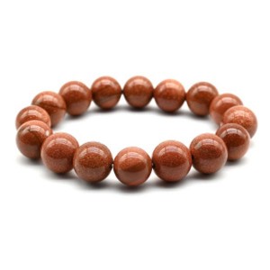 Браслет шарик 12мм из авантюрина (иск.)