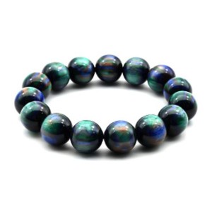 Браслет шарик 13,5мм из полимера цвет изумрудный (иск.)