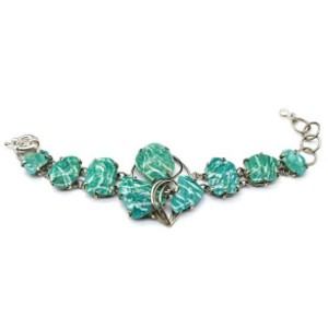 Браслет из амазонита, 18см.