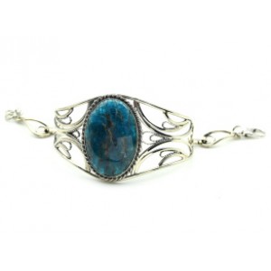 Браслет апатит " Овал ", 19см.