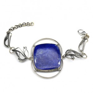 Браслет лазурит, 17см.