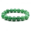 Браслет шарик 12мм из нефрита искусственного (иск.)