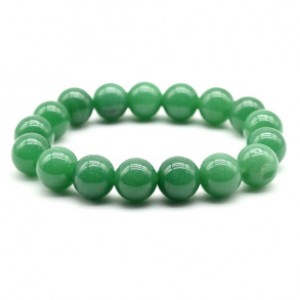Браслет шарик 12мм из нефрита искусственного (иск.)
