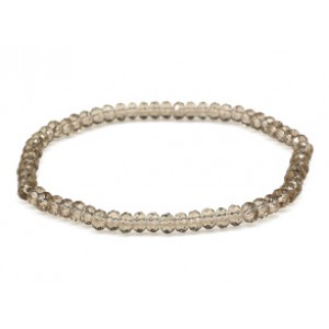 Браслет из топаза искусственного рондель гр.4,5*3мм, 17см (иск.)