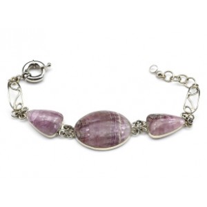 Браслет из флюорита, 18,5см.