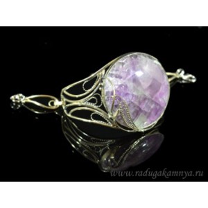 Браслет из флюорита, 19 см.