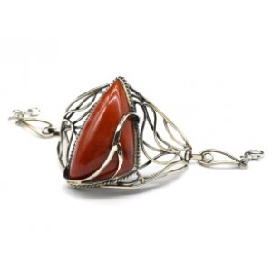 Браслет халцедон, 17,5см.