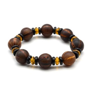 Браслет с бусиной дзи "Чун Си" шарик 14мм