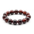 Браслет шарик 13,5мм из полимера цвет бордовый (иск.) Браслет шарик 13,5мм из полимера цвет бордовый (иск.)