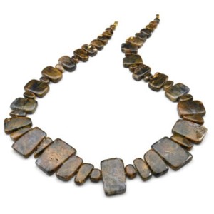 Колье из Агата мохового, 62см, 161,4г