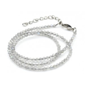 Чокер из лабрадорита шарик гр.2,9мм, 40,5см