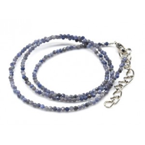 Чокер из Иолита шарик гр.2мм, 39см