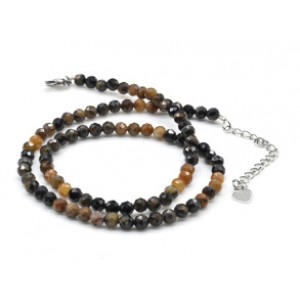 Чокер из сапфира шарик гр.4мм, 38см