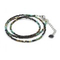 Чокер из хризоколлы шарик гр.2мм, 40см