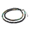 Чокер из хризоколлы шарик гр.4мм, 40см