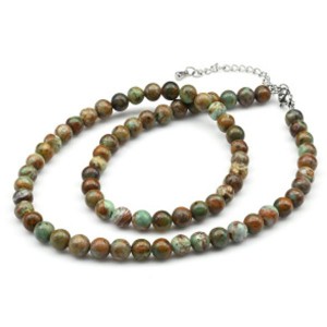 Бусы из хризоколлы шарик 6мм, 44,5см Бусы из хризоколлы шарик 6мм, 44,5см