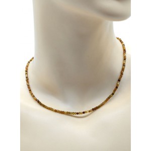 Чокер из турмалина кубик гр.2мм, 40см Чокер из турмалина кубик гр.2мм, 40см