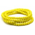 Бусы-браслет на резинке из циркона кукуруза гр.6мм желтый матовый, 86см (иск.) Бусы-браслет на резинке из циркона кукуруза гр.6мм желтый матовый, 86см (иск.)