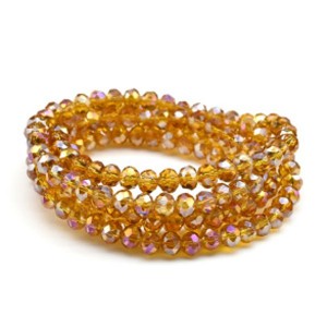 Бусы-браслет на резинке из циркона кукуруза гр.6мм коньячный хамелеон, 86см (иск.) Бусы-браслет на резинке из циркона кукуруза гр.6мм коньячный хамелеон, 86см (иск.)