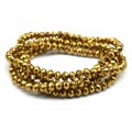 Бусы-браслет на резинке из циркона кукуруза гр.6мм бронзовый, 86см (иск.) Бусы-браслет на резинке из циркона кукуруза гр.6мм бронзовый, 86см (иск.)