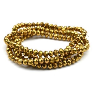 Бусы-браслет на резинке из циркона кукуруза гр.6мм бронзовый, 86см (иск.) Бусы-браслет на резинке из циркона кукуруза гр.6мм бронзовый, 86см (иск.)