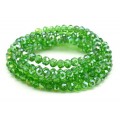 Бусы-браслет на резинке из циркона кукуруза гр.6мм зеленый хамелеон, 86см. (иск.) Бусы-браслет на резинке из циркона кукуруза гр.6мм зеленый хамелеон, 86см. (иск.)
