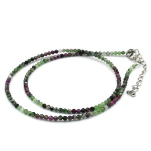 Чокер из цоизита (нат.) шарик гр.2,5мм, 41см