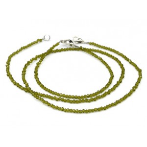 Чокер и браслет из шпинели шарик гр.2мм цвет оливковый, 45см; 17см (иск.) Чокер и браслет из шпинели шарик гр.2мм цвет оливковый, 45см; 17см (иск.)