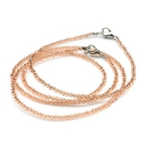 Чокер и браслет из шпинели шарик гр.2мм цвет персиковый, 45см; 17см (иск.)