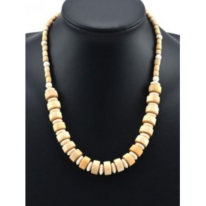 Бусы деревянные Фенька на резинке, 50см (иск.)