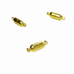 Замок магнитный цилиндр 19*6 мм, цвет золото 1 штука Замок магнитный цилиндр 19*6 мм, цвет золото 1 штука