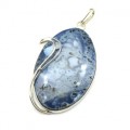 Кулон с агатом Иджеванским 36*53мм.