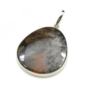 Кулон агат моховой 33*38мм. Кулон агат моховой 33*38мм.