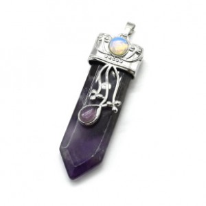 Кулон с аметистом Меч 20*57мм Кулон с аметистом Меч 20*57мм