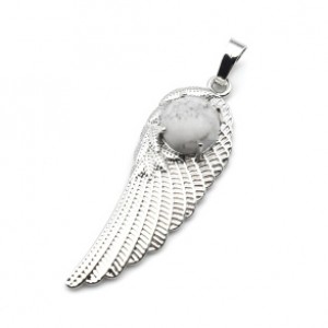 Кулон Крыло Ангела 16*47мм с кахолонгом Кулон Крыло Ангела 16*47мм с кахолонгом