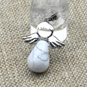 Кулон Ангелочек 27*34мм с кахолонгом