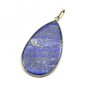 Кулон лазурит " Капля " 29*50мм.