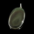 Кулон из обсидиана радужного " Овал " 35*53мм.