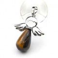 Кулон Ангелочек 27*34мм с тигровым глазом Кулон Ангелочек 27*34мм с тигровым глазом